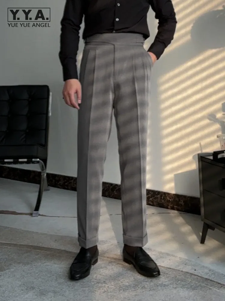 

Spring Daily Men Business Casual Work Suit Pants Slim Fit Cargo Pants Long Straight Trousers Solid Colors Fashion Vintage Male