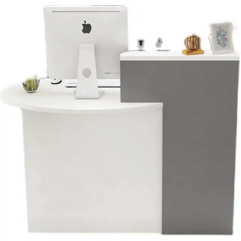 #Accept Customization FabricCashier Counter, Simple and Modern, Small Clothing Store, Convenience Store,  bar Counter, Front Des
