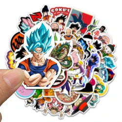 50Pcs Anime Dragon Ball Super Saiyan Son Goku Cartoon Stickers Notebook Motorcycle Skateboard Computer Mobile Phone Stickers