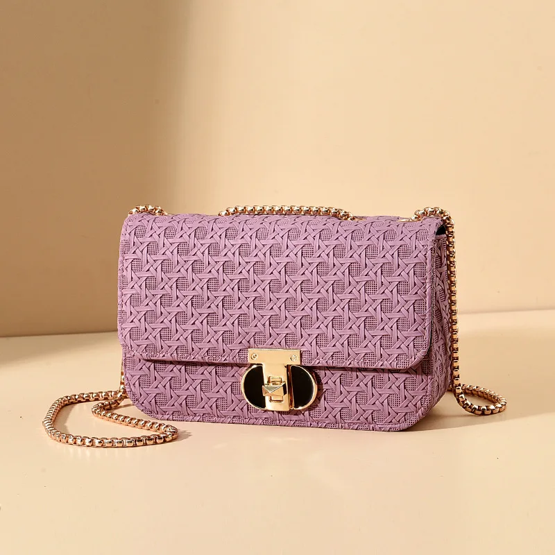 

Small Bag for Women 2025 New Braided Fashion Chain Single Shoulder Armpit Bag Versatile Crossbody Small Square Bag
