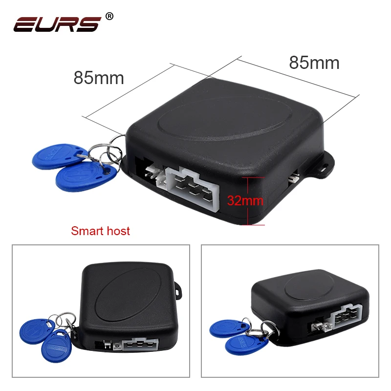 Universal RFID Car Lock Anti-theft Device One Key Start System Auto Car Starts Stop Anti-Theft Alarm Device 12V Car Accessories