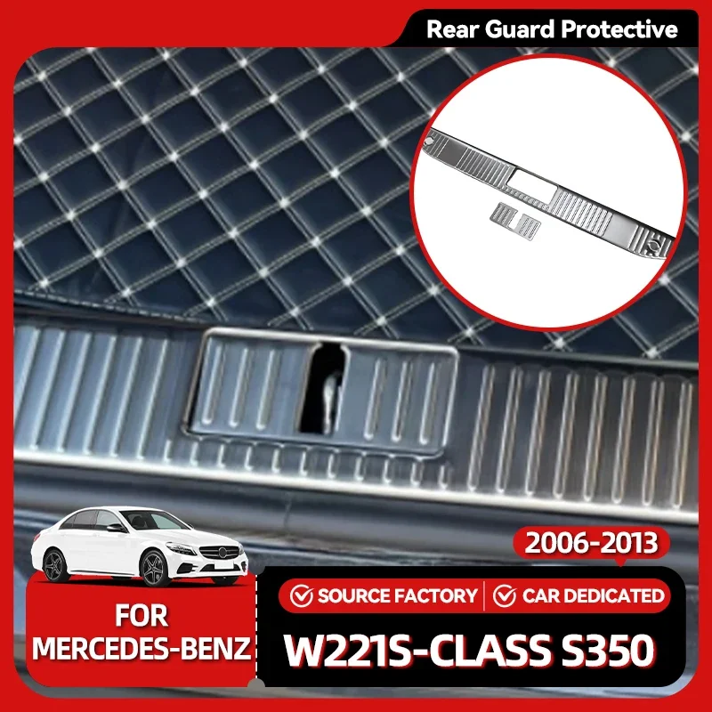 

Лидер продаж, молдинги для Mercedes-Benz W221S-class S350 S400 2006-2013, модифицированный задний бампер, задняя защита, защитная декоративная c
