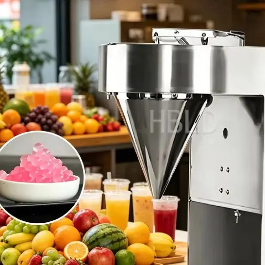 

304 Stainless Steel Boba Jelly Ball Maker Frozen Yogurt Pearl Production Machine for Business Use