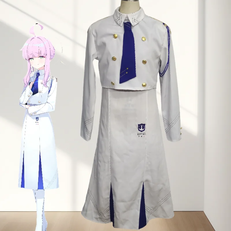 

COWOWO Blue Archive Asagao Hanae Cosplay Costume Cos Game Anime Party Uniform Hallowen Play Role Clothes Clothing