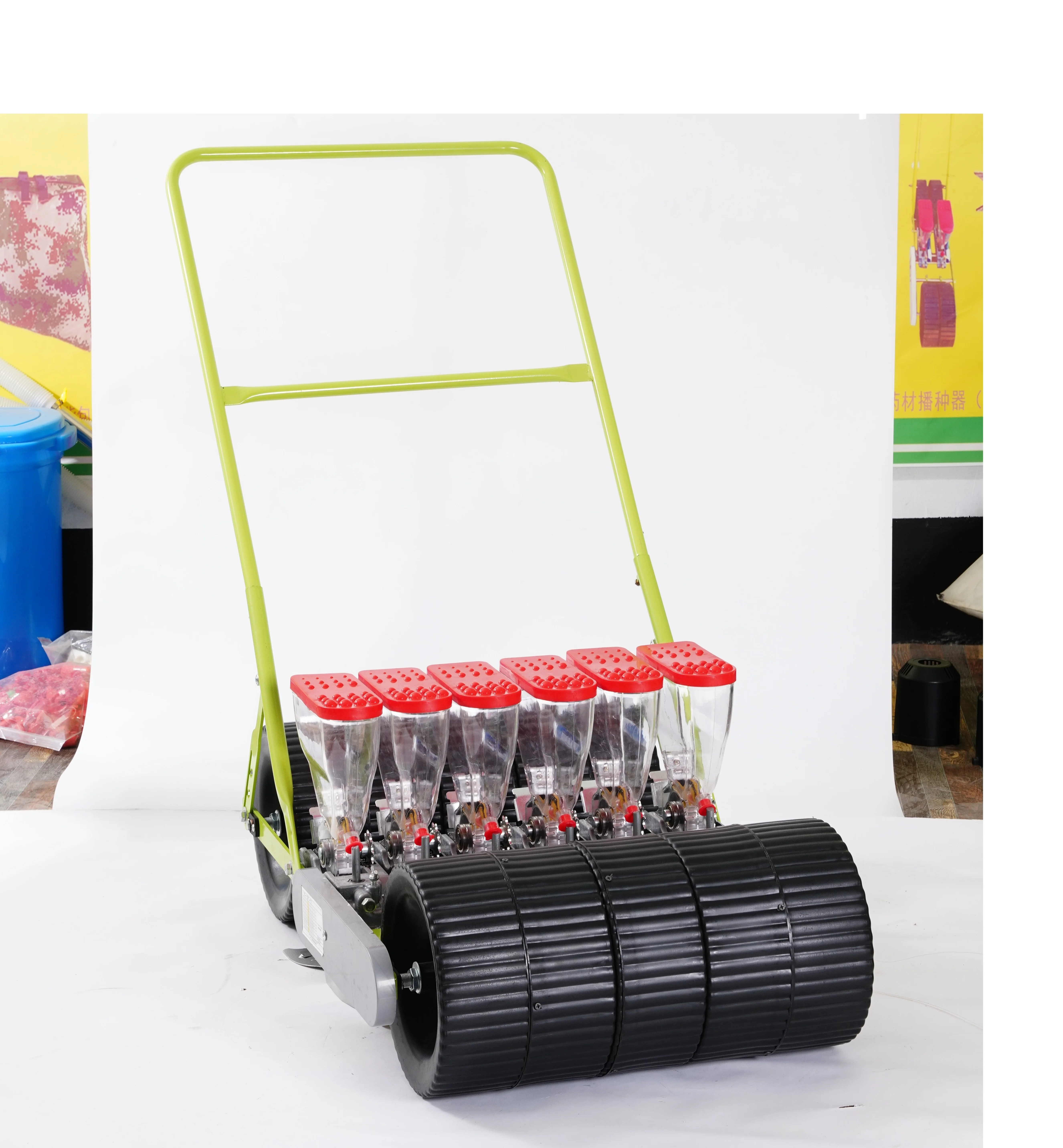 

Сеялка для лука и редиса на 6 рядов, ручная, 6-рядная, для точного высева мелких семян овощей, сеялка для моркови