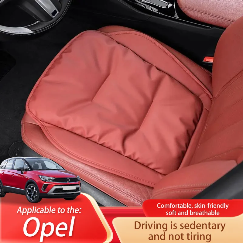 Car Seat Cover Leather Four Seasons Front Seat Protector Cushion Auto Chair Protect Covers For Opel Crossland