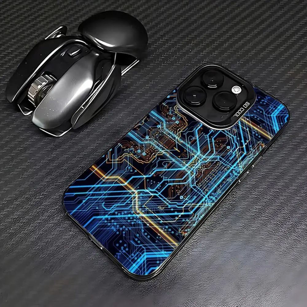 

Tech-savvy design Phone Case case for iPhone17 16 15 14 13 12 11 Pro/ Max/Plus shock-proof rear cover anti-fingerprint