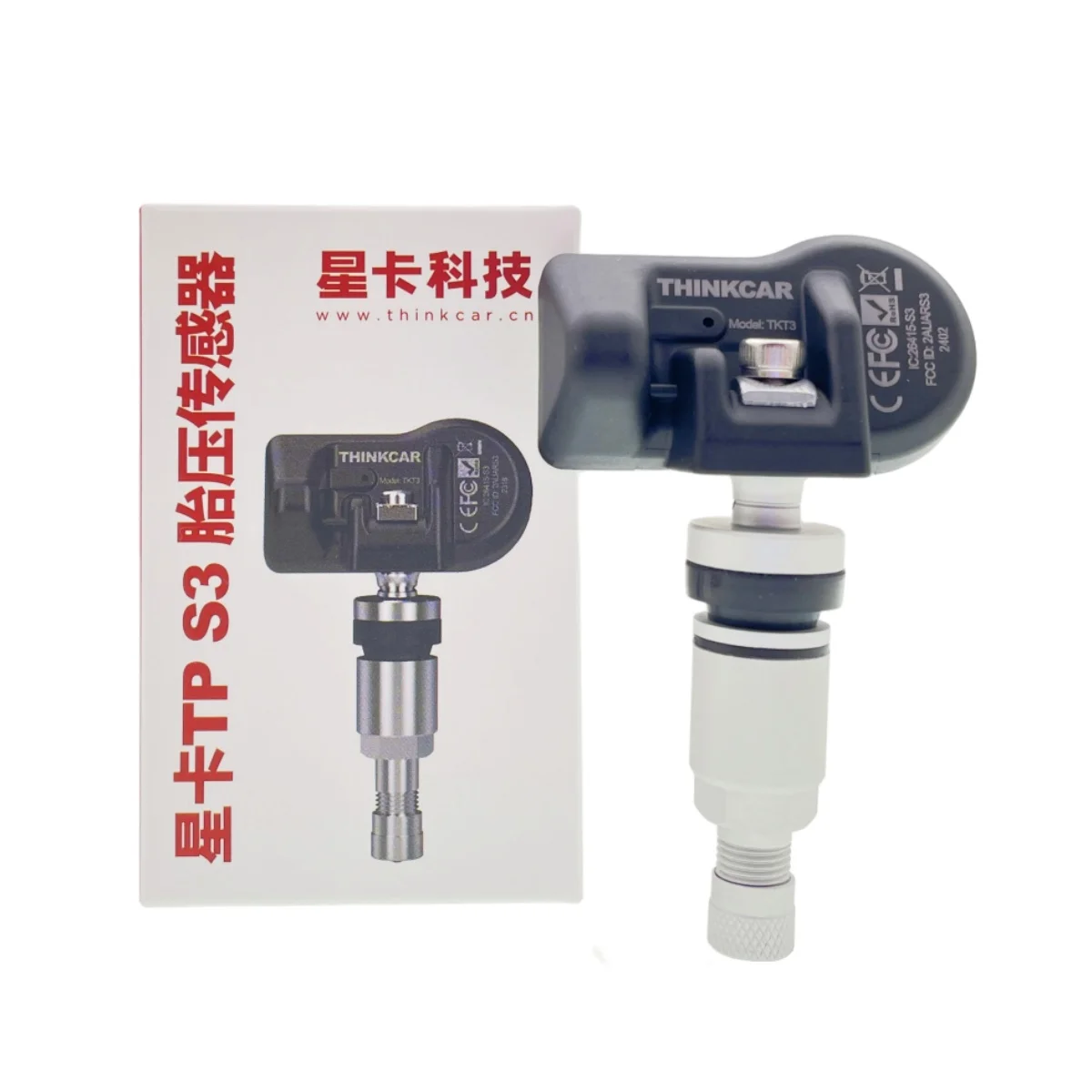THINKCAR S3 TPMS Sensor FOR Tire Pressure Sensor FOR IP67 Protection Grade, 5-Minute Easy Installation,98% Vehicle Compatibility