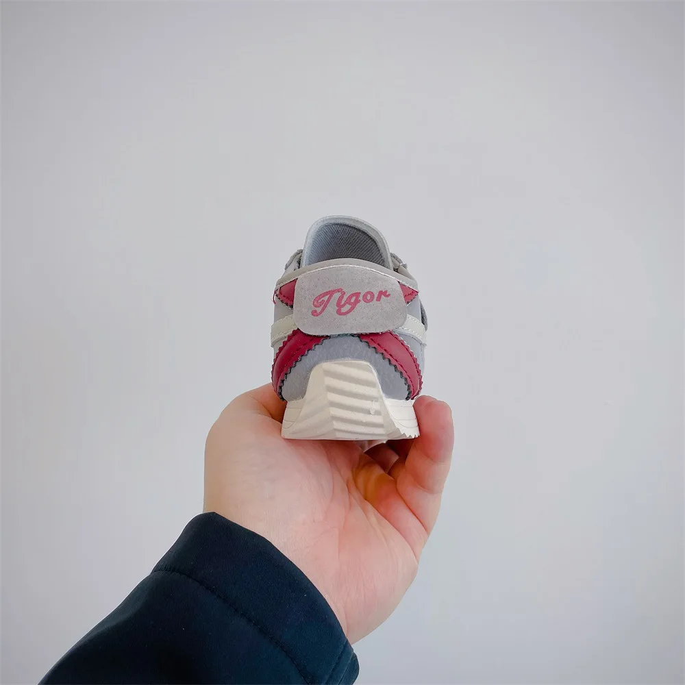 2024 zapatos para niños y niñas, zapatos deportivos informales cómodos de cuero genuino, zapatos Forrest Gump a la moda para niños y niñas