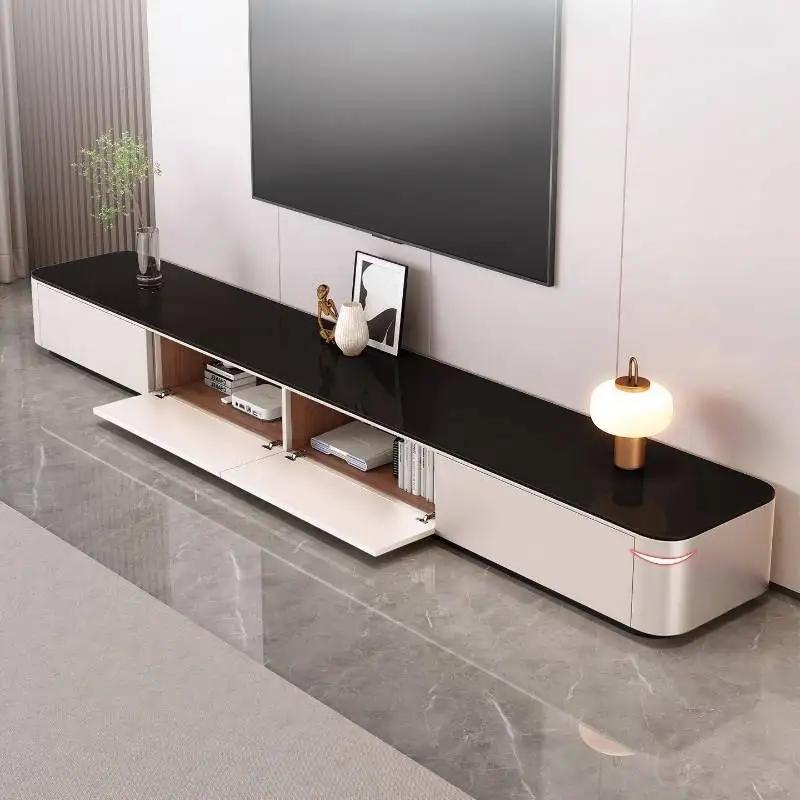 

Black Minimalist Tv Cabinet Natural Decoration Designer Unique Tv Cabinet Vintage Storage Muebles Para Hogar Furniture Home