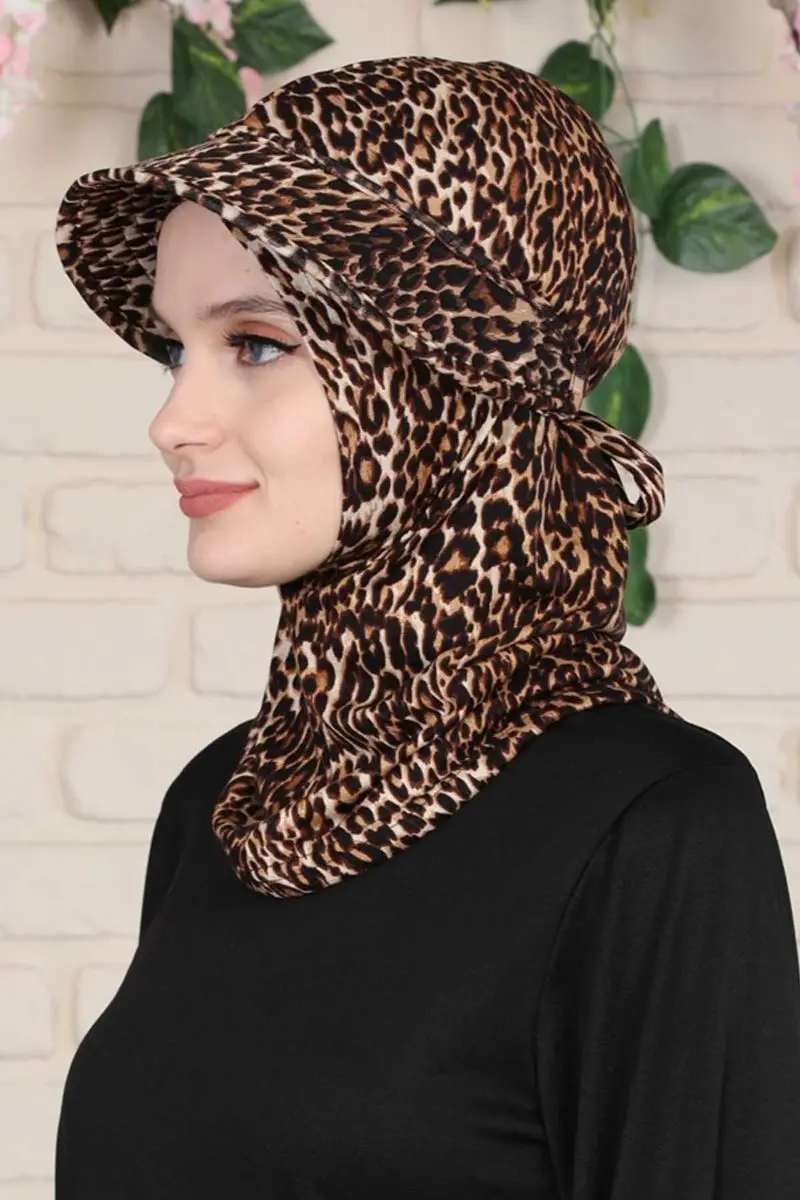 Boné de algodão penteado com viseira