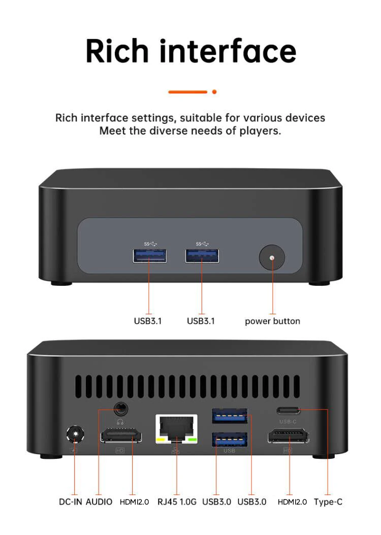 Topton Palm Gaming Mini PC AMD Ryzen 7 7730U 5825U 5800U R5 7530U 5600U Metal Nuc NVMe DDR4 Desktop Windows 11 Office Computer