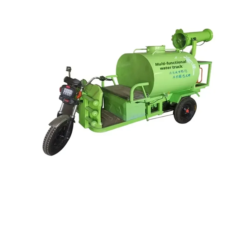 i Daringfish Modern Three-wheeled Sprinkler Multi-functional Road Dust Greening Disinfection Vehicle Mosquito Misting
