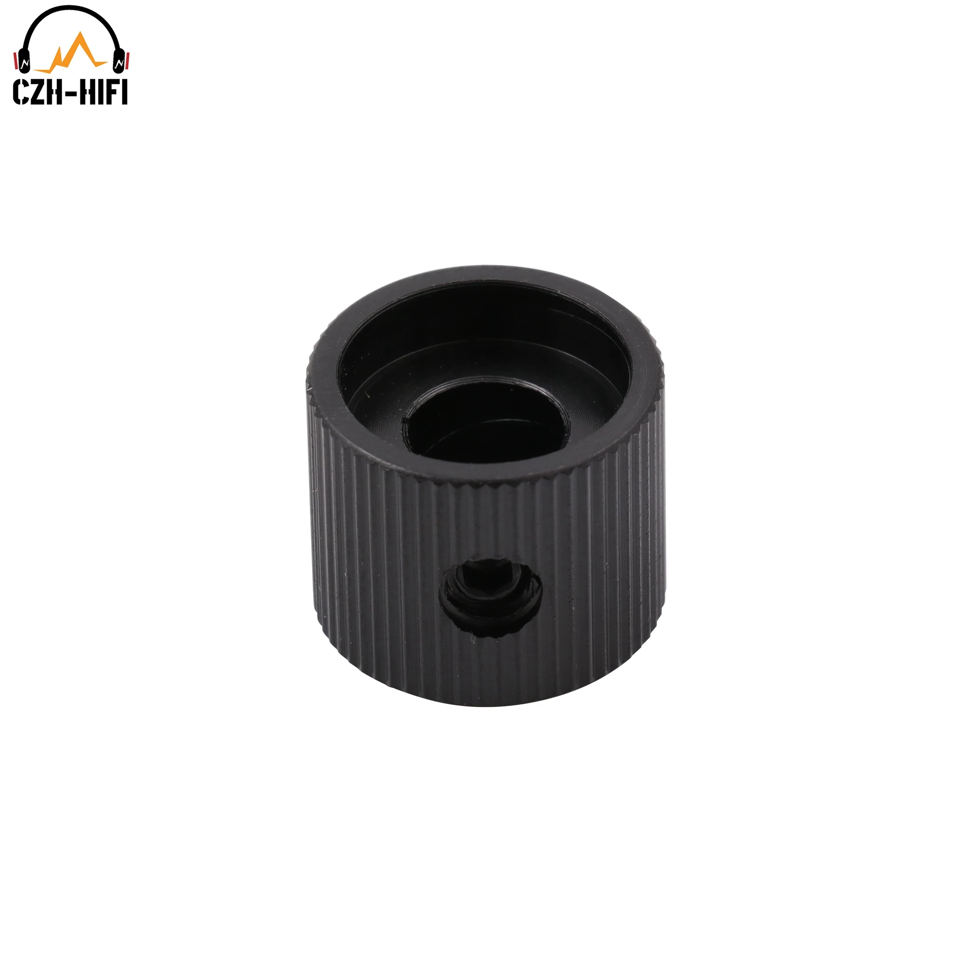 10 stücke Mini CNC Maschine Solide Aluminium Zeiger Knopf Knopf Kappe Gitarre AMP DJ Mixer Radio CD DAC Drehschalter EIN AUS 6,00mm Loch – Detail 5