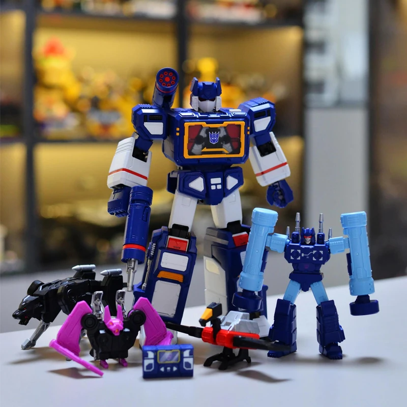 BLOKEES Transformadores Um Blocos de Construção Robô Orion Pax G1 Optimus Prime Soundwave Megatron Figuras de Ação Brinquedos de Emenda