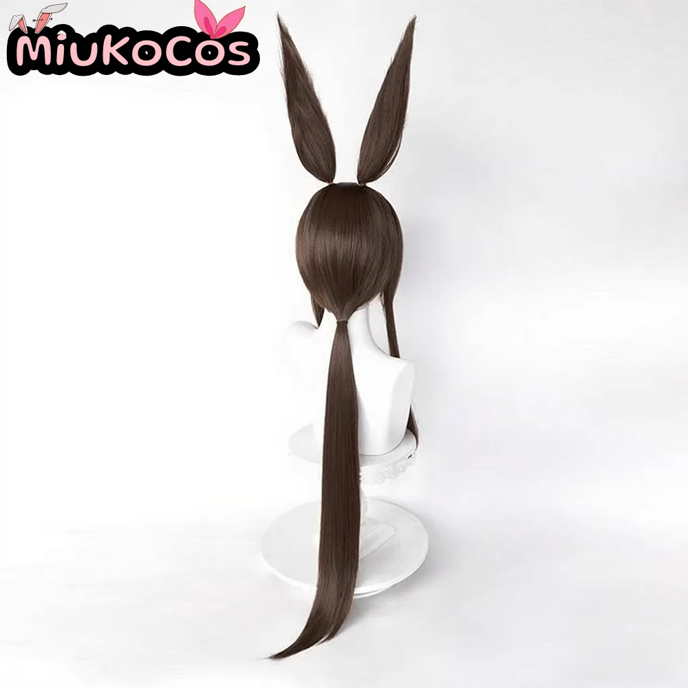 在庫あり アミヤ コスプレウィッグ 耳付き MiukoCosplay ゲーム Arknights コスプレ