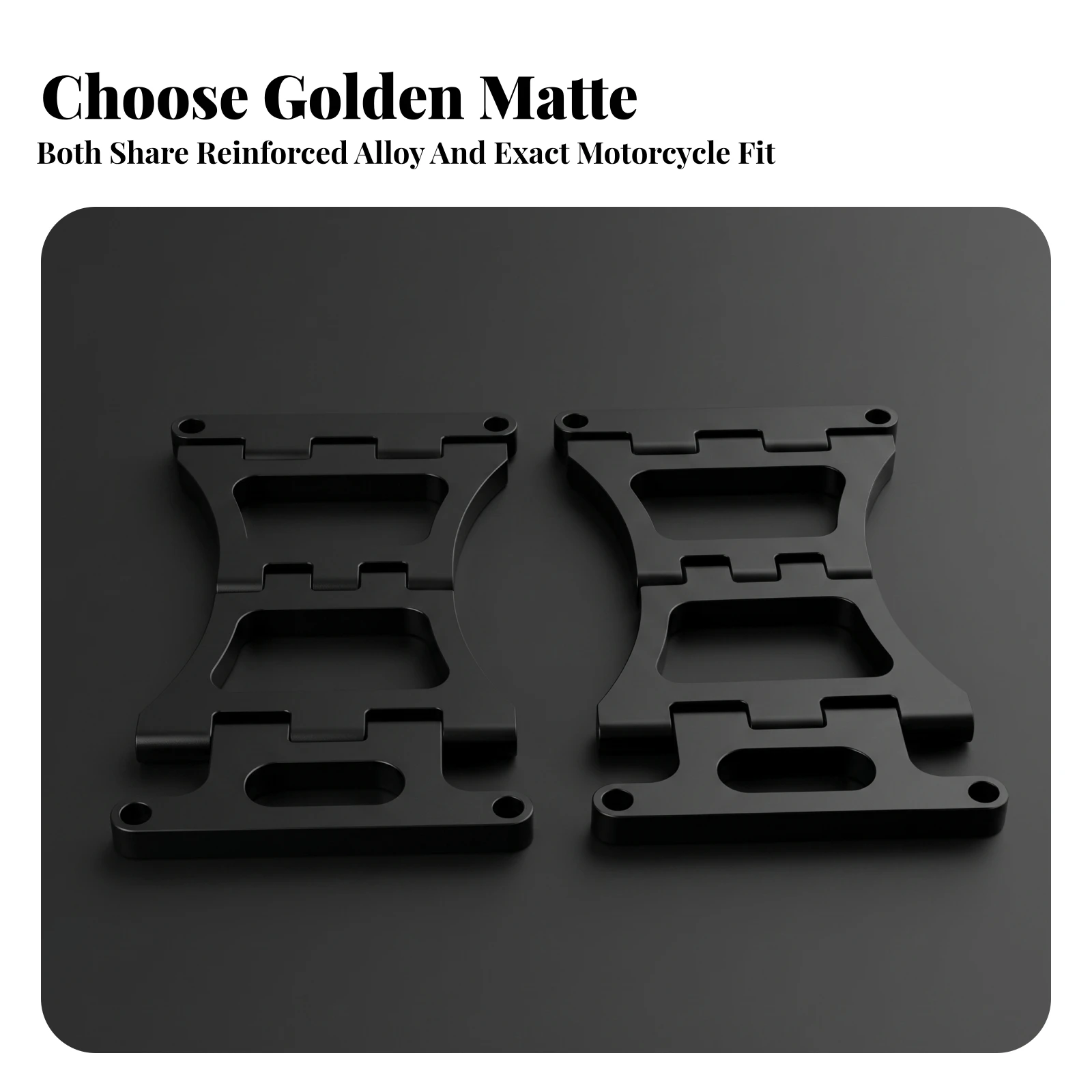 2 Pieces Saddlebag Mounting Bracket Multi-Stage Hinge Brackets Hinge Brackets with Mounting Holes Metal Hardware Easy to Install