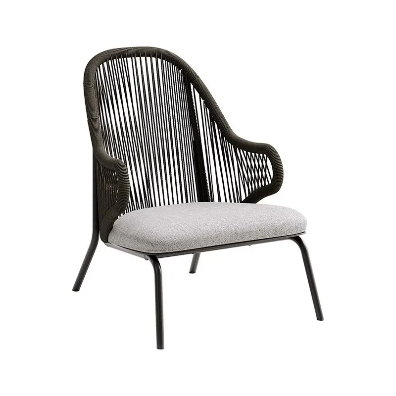 Outdoor waterproof and sunscreen balcony villa courtyard creative dining table rattan