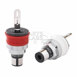 Original Japanese FURUTECH Furukawa FT903 Rhodium Plated Gold Plated RCA Socket Lotus Socket