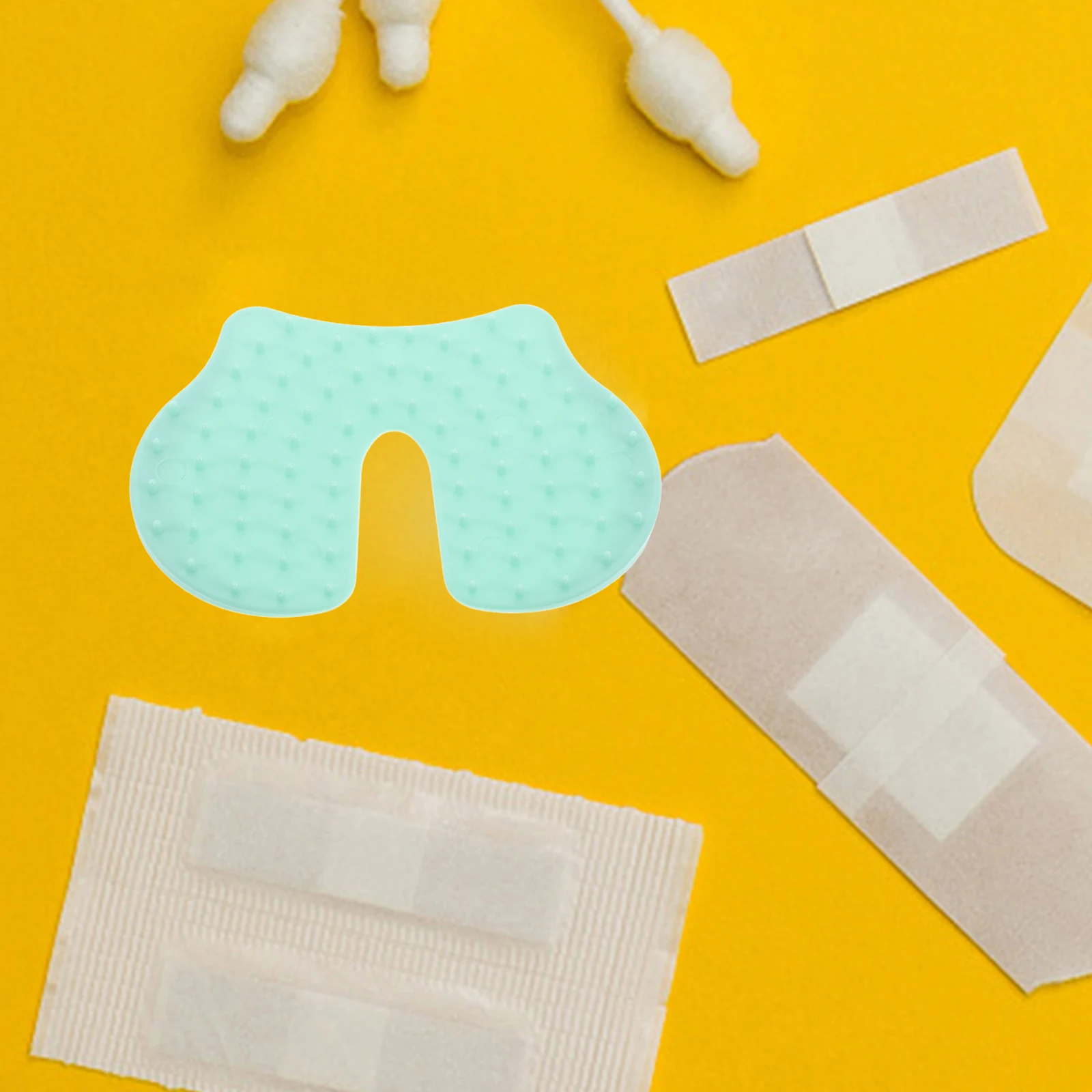 

4 шт. светло-зеленый обезболивающий редуктор, нижняя точка, многоразовые инъекционные вспомогательные устройства, помощник для стрельбы, уменьшающие боли, подушечка