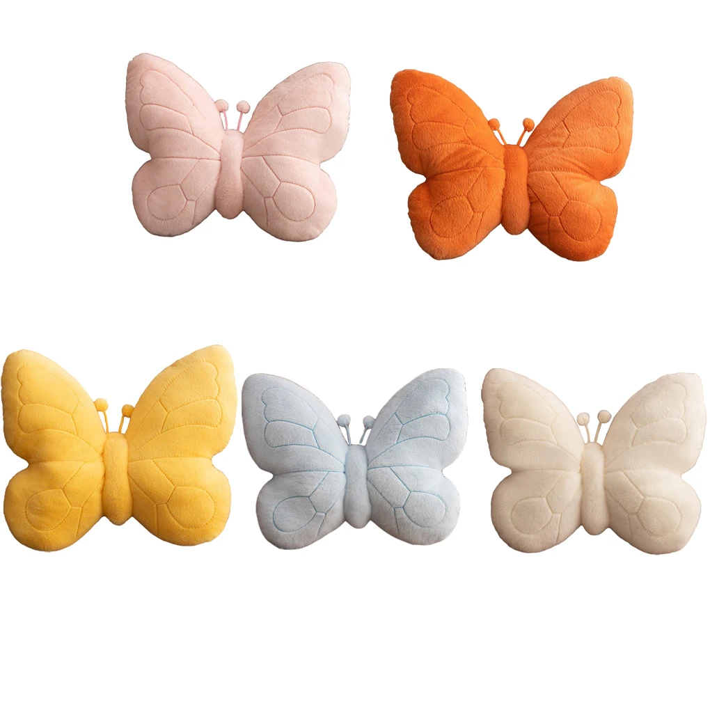 

Имитация красивой бабочки, плюшевая подушка, игрушка, мягкие игрушки, игрушки-бабочки, подушка, украшение дома, подарки на день рождения для девочек и детей