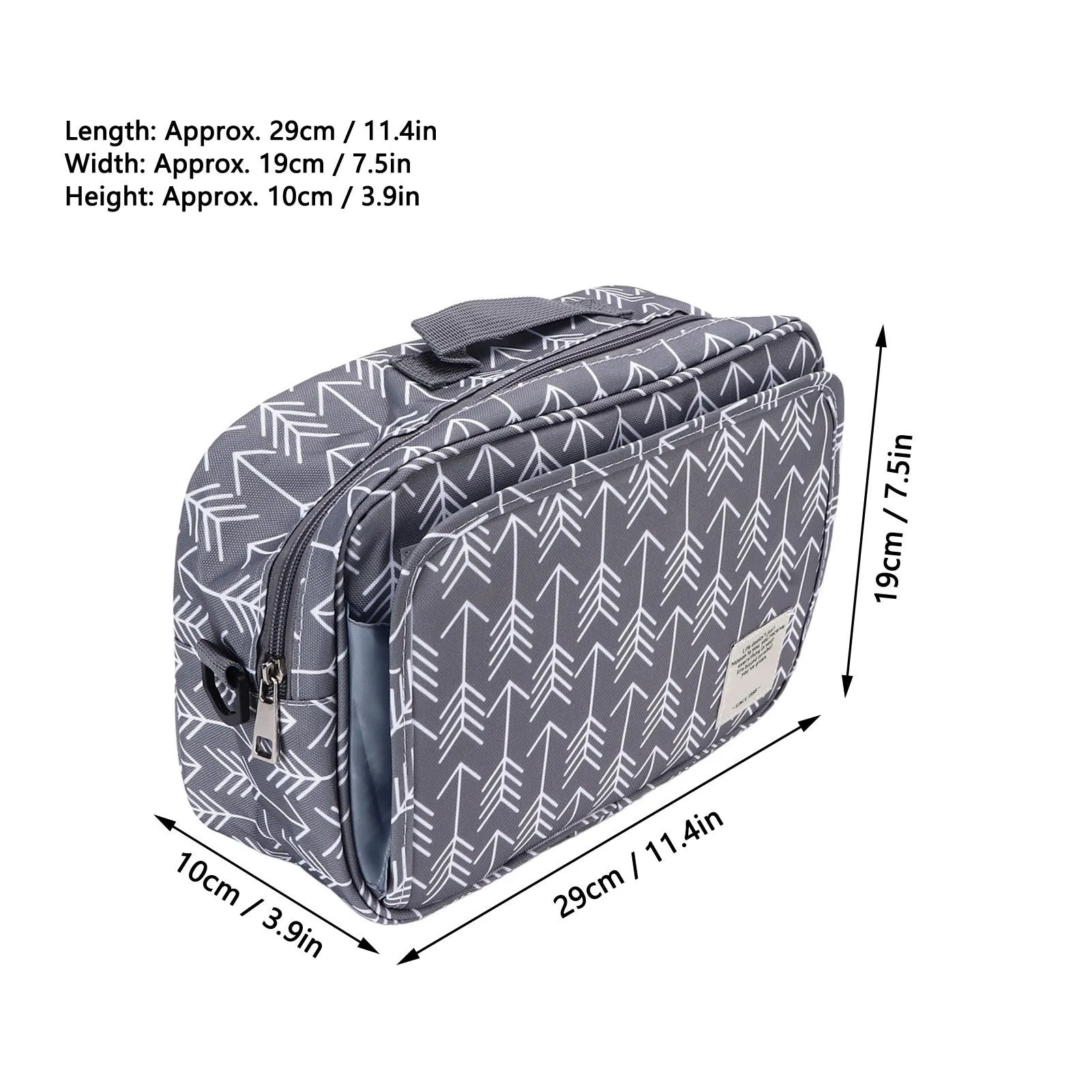 Baby Stroller Bag Large Capacity Multi Pocket Design Portable Convenient Stroller Side Storage Bag for Short Trips