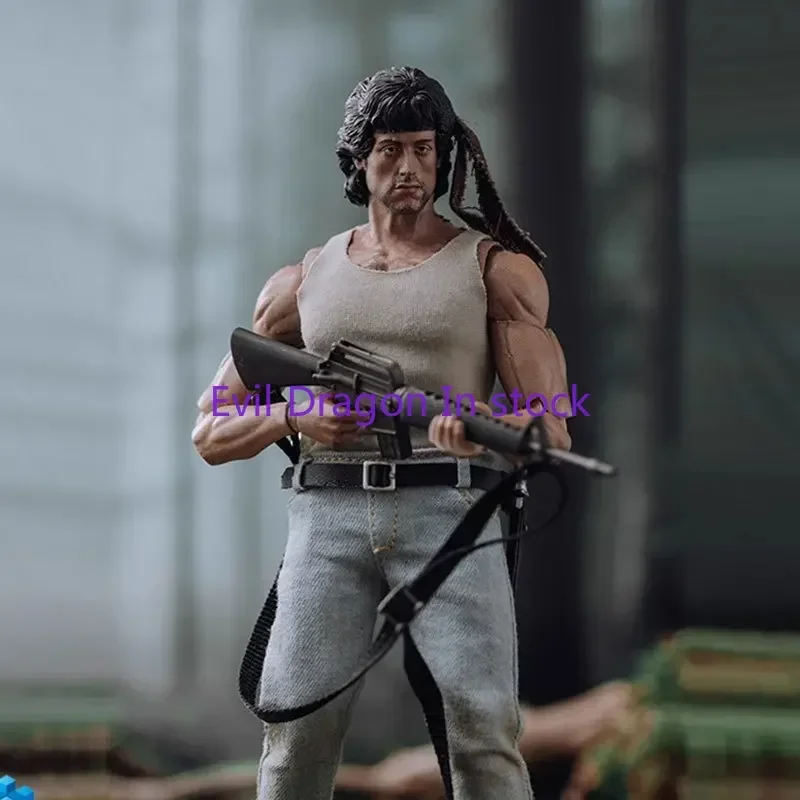 In Stock HIYA Toys Original John Rambo First Blood 1/12 Scale PX Project Action Figure Exclusive Hobby Collection