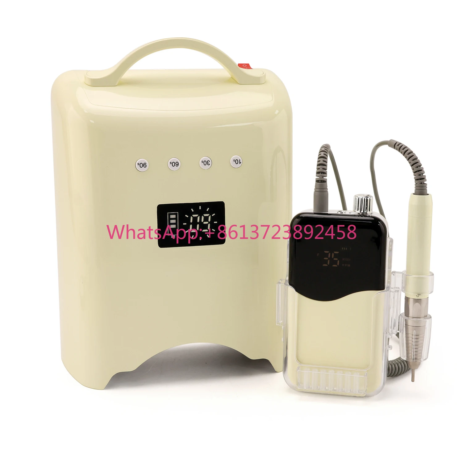 

2026 New Color Professional Nail Lamp Rechargeable Cordless Fast Curing78W Pro Cure Sun UV Led Gel Dryer for Salon Manicure