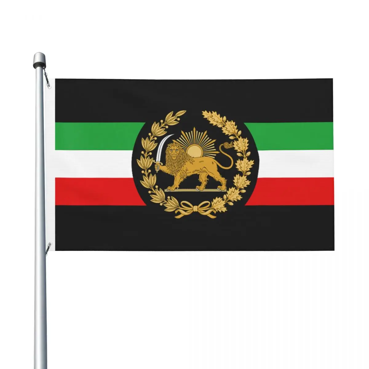 IRAN FLAG IRANIAN PERSIAN LION AND SUN EMBLEM SYMBOL Flag Hanging Flags 90X150cm Design Banner For Living Room Dorm Party Decor