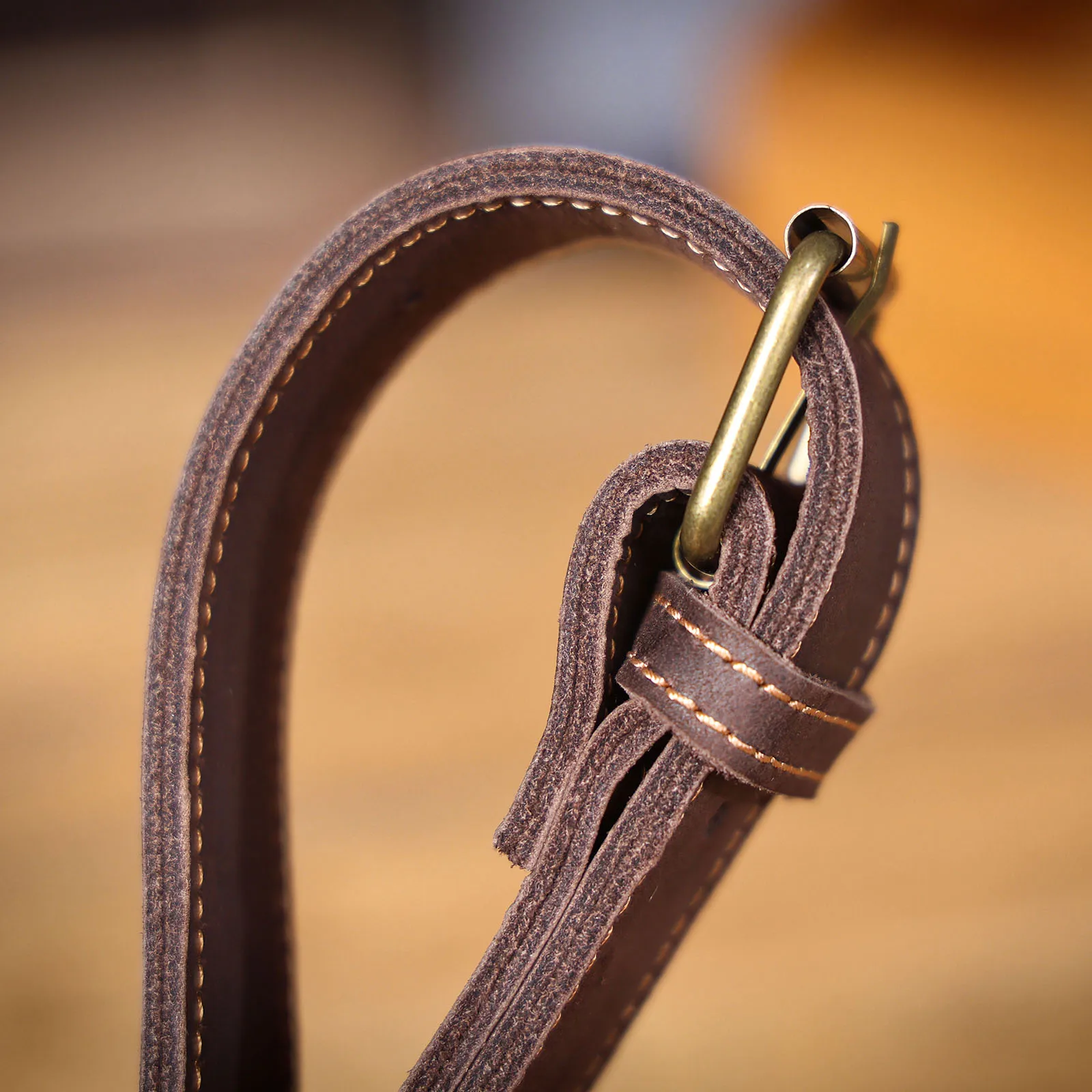 S.WORKER Vollnarbenleder Herren-Umhängetasche Vintage Crossbody Sling Bag für Männer – Detail 14