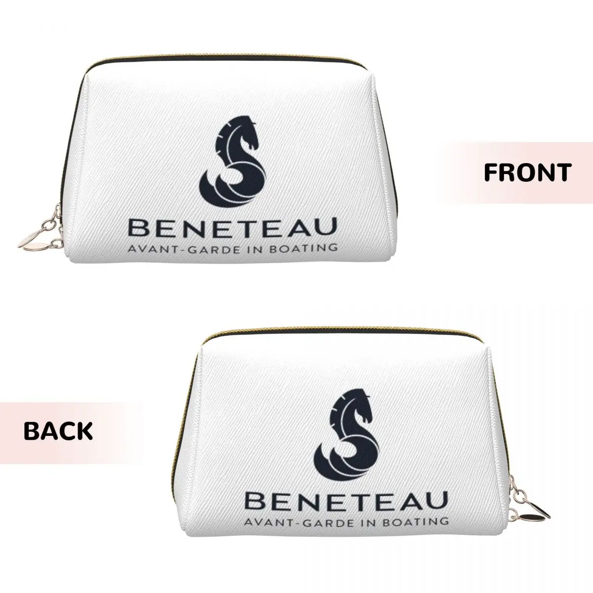 Beneteau Sailboat Sailing Yacht POCKET SIDE Women Cosmetic Bags Travel Makeup Organizer Pouch Toiletry Storage Dopp Kit Box