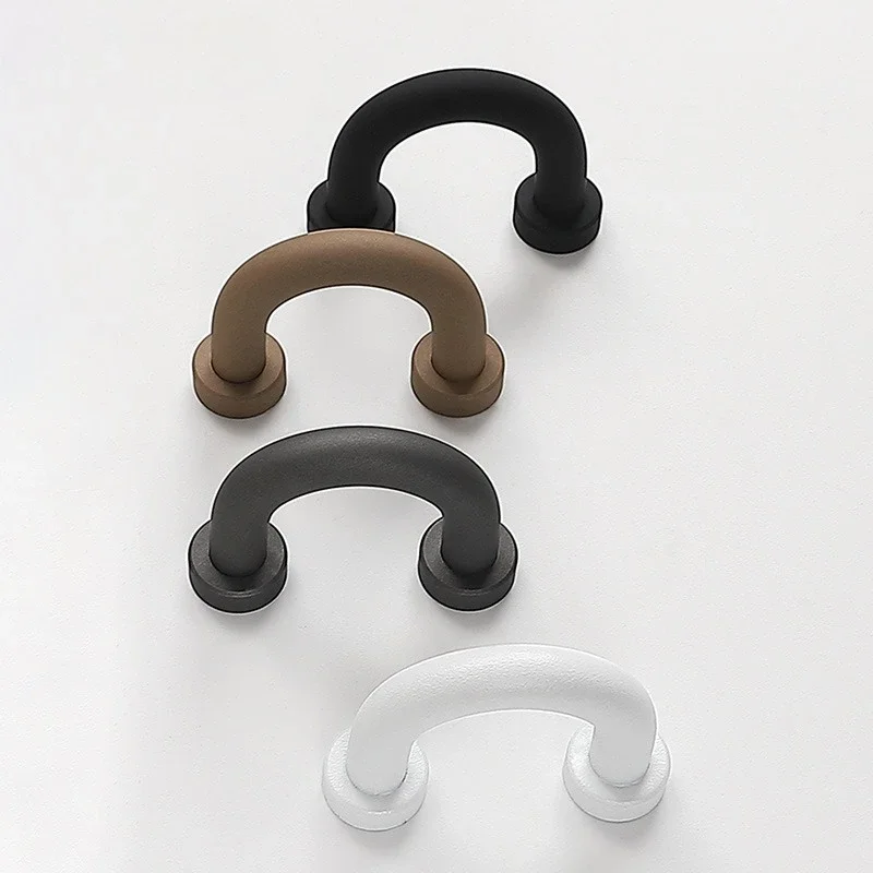 yes304 Stainless Steel Kitchen Cabinet Door Handles Simple Black Wardrobe Door Drawer Handles for Furniture