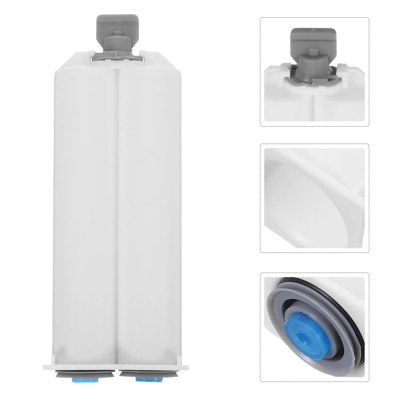 Tube de mélange de colle Ab en plastique rechargeable, support d'adhésif époxy à double composant, pour la construction, la réparation automobile, polyvalent, 4 pièces