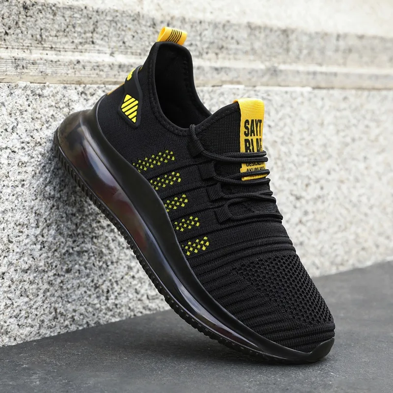 

Men's Casual Sports Shoes Breathable Cushioning Running Shoes Lace Up Non-slip sneaker Men Outdoor Athletic Jogging Tennis Shoes