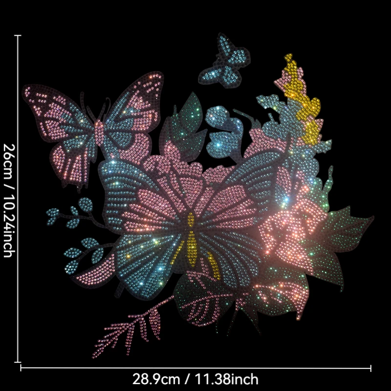 

Fashionable hot diamond butterfly sequin DIY clothes, T-shirts, decorative patches, clothing accessories