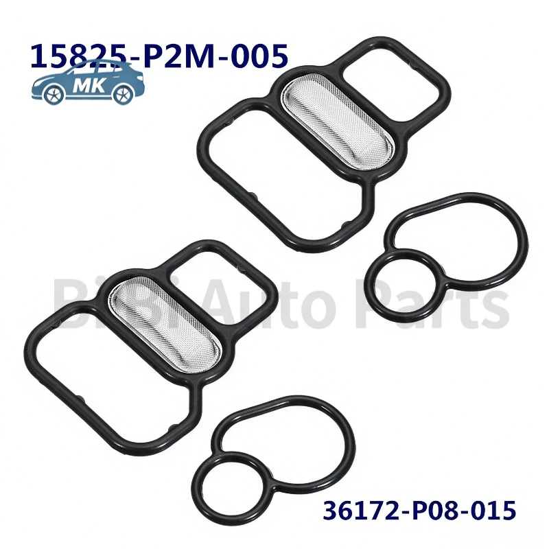 15825P2M005 36172P08015  6 Sets VTEC Solenoid Seal Gasket Fit for EK EG Chassis 1992 2000 D15 D16 Engine