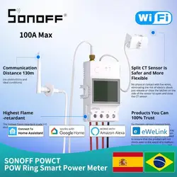 SONOFF POWCT 100A Current Transformer For Accurate Current Sensing Combines Smart Switch Modification Antenna Current Transform