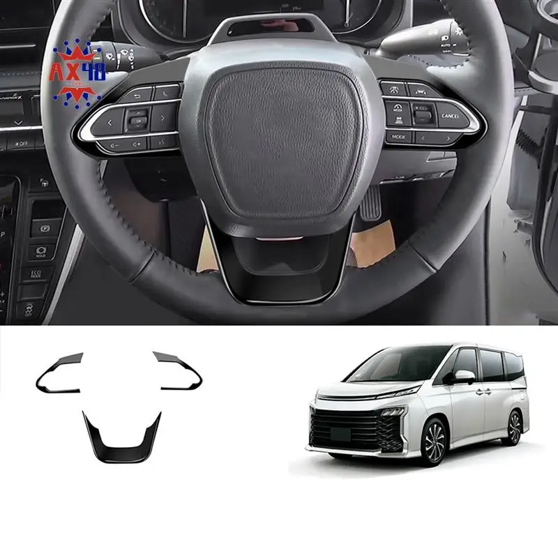 

AX48-RHD Car Interior Steering Wheel Cover Trim Sticker Kits For Toyota Voxy Noah 90 Series 2022 2023+