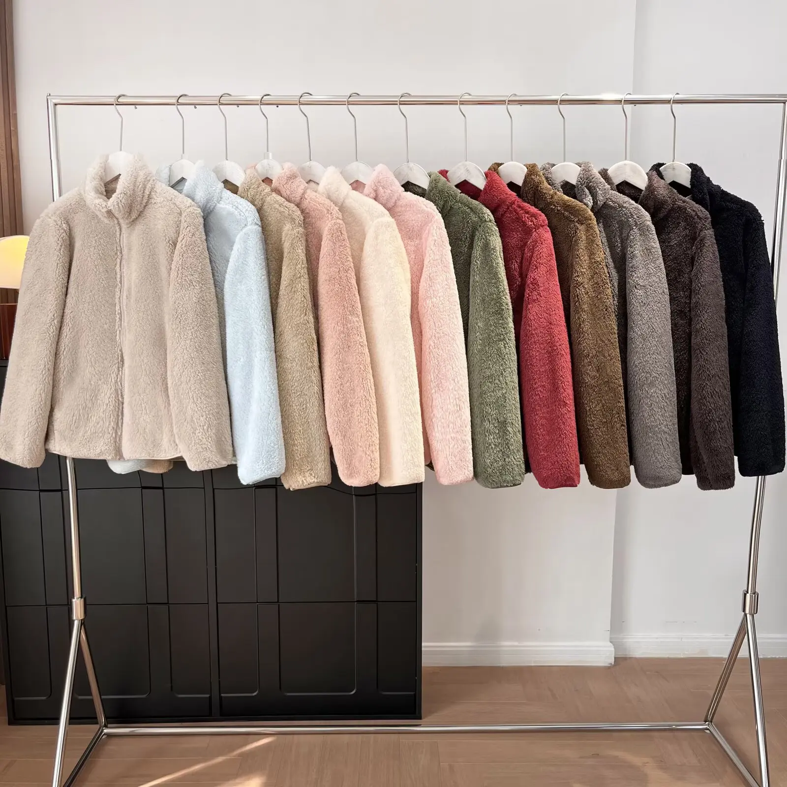 

Женское длинное вельветовое пальто на молнии, осенне-зимнее, новое, для повседневной носки, из полиэфирного волокна, универсальный крой