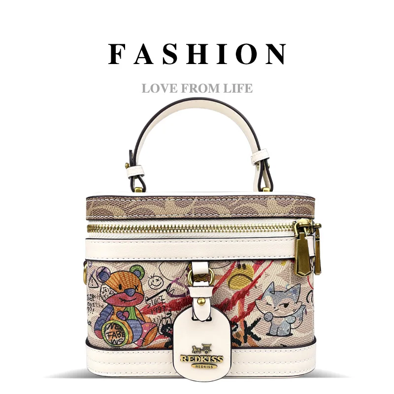 New minimalist and fashionable small handbag, contrasting color women's bag, high-end carriage single shoulder crossbody handbag image 4