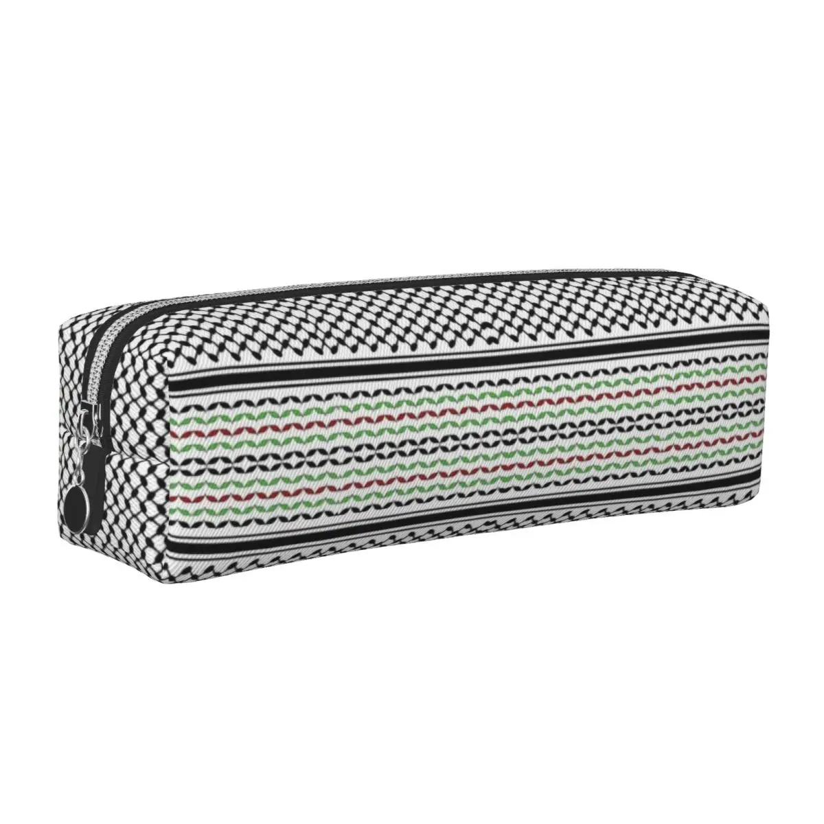 Fashion Hatta Kufiya Keffiyeh In White Pencil Case Pencilcases Pen Box Kids Big Capacity Bags School Supplies Gift Stationery