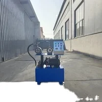 Stainless Steel Shower Hose Pipe Crimping Machine with Single Double Head Stations