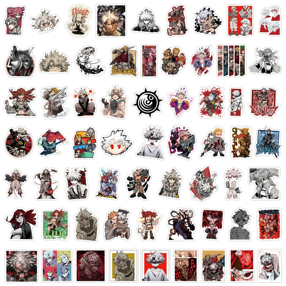 

60PCS GACHIAKUTA Japanese Anime Graffiti Cartoon Decorative Laptop iPad Suitcase Skateboard Waterproof Sticker Kids Toy