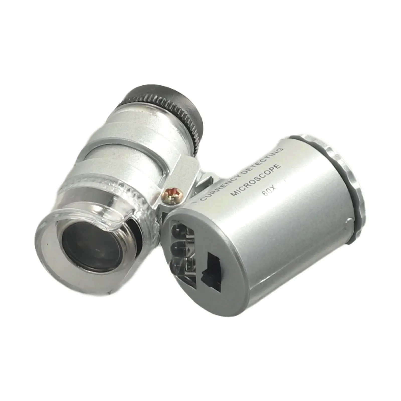 

LED Magnifying Glass Portable 60X Zoom Microscope Magnifying Glass with LED Light for Logo and Jewelry Verification