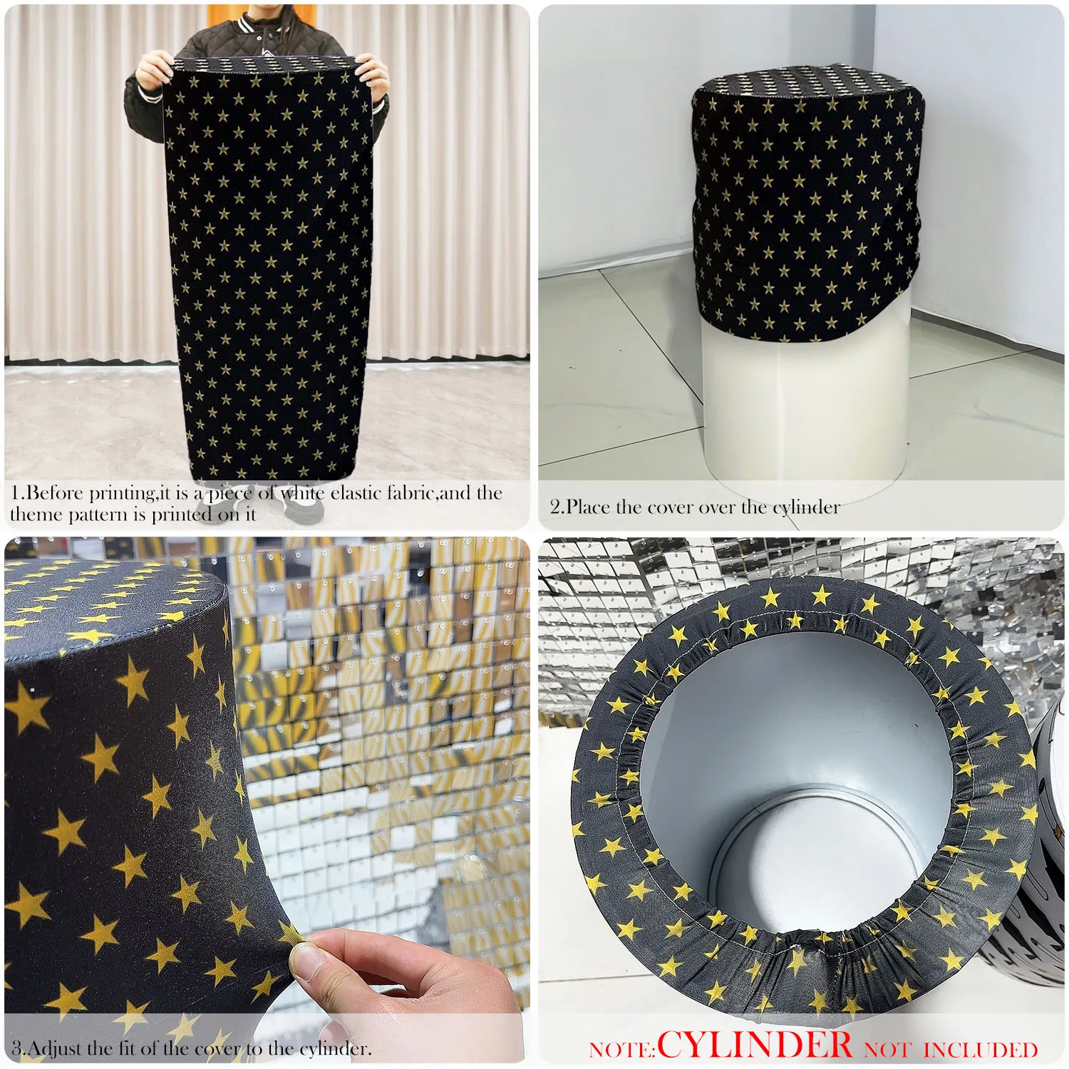 1 مجموعة (5 قطعة) اسطوانة يغطي التخرج بسط الركيزة غطاء لعيد ميلاد الطفل دش مفرش المائدة ديكور الدعامة