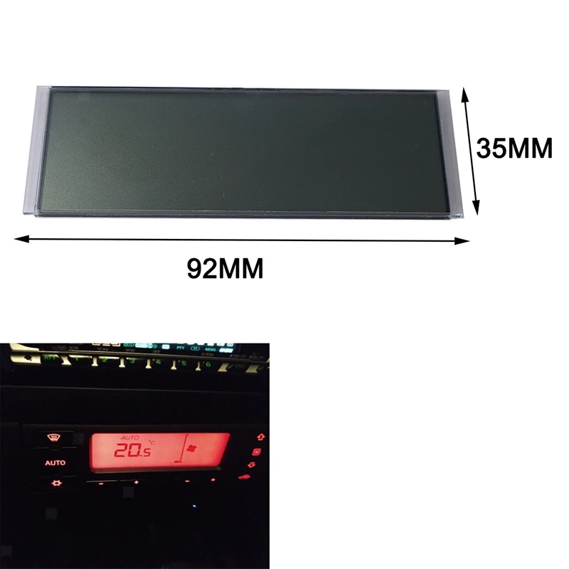 Display lcd do carro monitor de controle de clima pixel reparação tela de ar condicionado para seat leon toledo cordoba 2000-2005