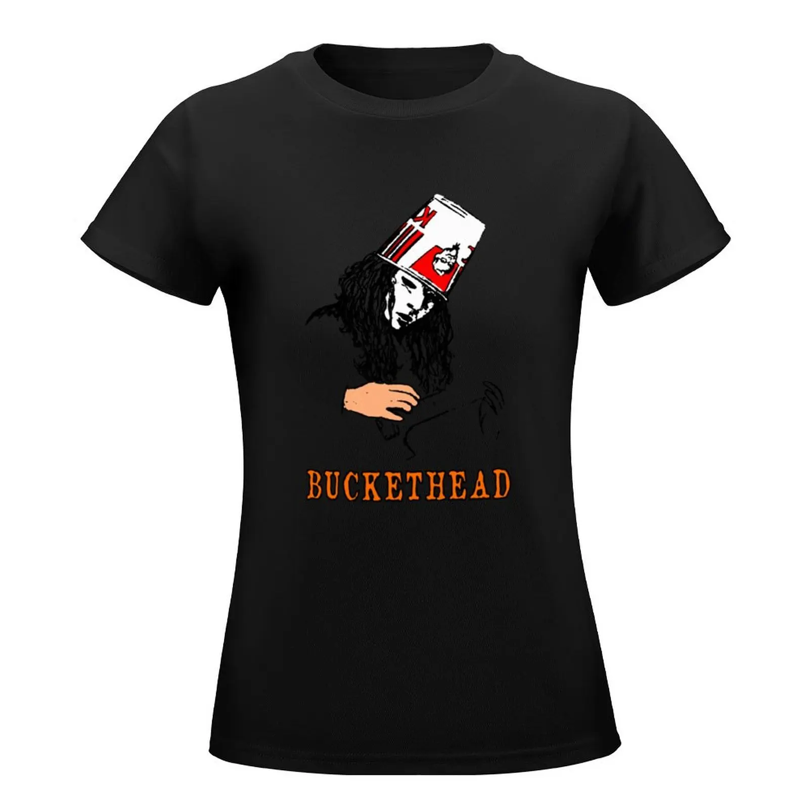 Buckethead Guitars amp Chicken Buckets T-Shirt cute tops plus size tops white t-shirt dress for Women sexy