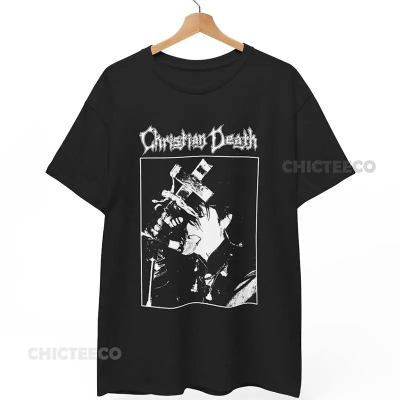 T-shirt Christian Death Vintage Band Punk Rock Gothic