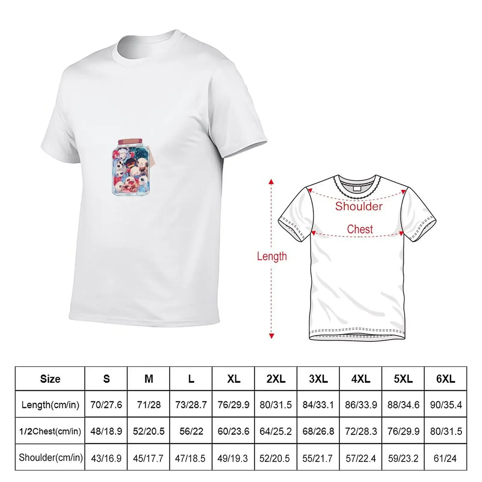 New Bittys in a jar T-Shirt for a boy customs design your own anime clothes shirts graphic tee men