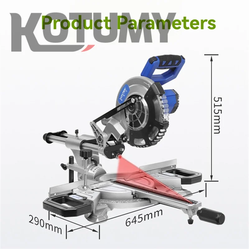 브러시리스 리튬 배터리 절단기 알루미늄 기계 절단 알루미늄 합금 프로파일 목공 마이터 테이블 쏘